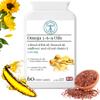 Complementary Supplements - Omega 3-6-9 - MAX Strength 1000mg - Healthy Heart & Cholesterol Formula - Sunflower Seed, Flaxseed and Fish Oil with VIT E - 60 Capsules view 1
