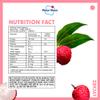 Mogu Mogu Lychee & Pineapple Juice Drink with Nata de Coco Jelly 320ml (Pack of 6) Tropical Thai Sip & Chew Drink view 2