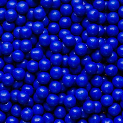 10mm Edible Chocolate Balls Cake or Cupcake Decoration Sprinkles (Royal Blue, 30g)