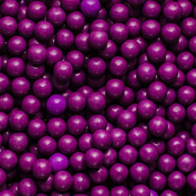 10mm Edible Chocolate Balls Cake or Cupcake Decoration Sprinkles (Purple, 30g)