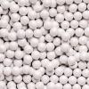 10mm Edible Chocolate Balls Cake or Cupcake Decoration Sprinkles (White, 30g) view 1