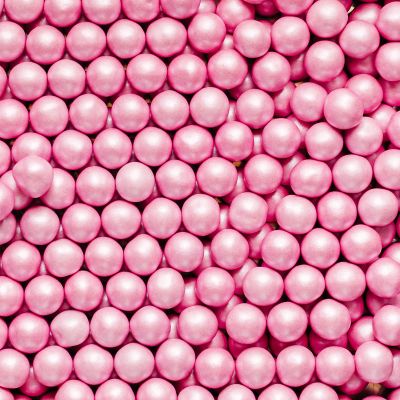 10mm Edible Chocolate Balls Cake or Cupcake Decoration Sprinkles (Pink, 30g)