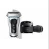 Braun Series 8 8390cc Next Generation Electric Shaver, Clean&Charge Station, Fabric Case, Silver view 1
