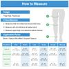 Actifi Women's Sheer 20-30 mmHg Compression Stockings, Thigh High, Open Toe, Firm Support view 2
