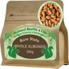 Natural Health 4 Life Raw Whole Almond 300g  High Protein and Fibre Snack, Baking Ingredient, Vegan & Gluten-Free, for Snacking, Baking, and Everyday Use, Resealable Pouch (1 Pouch) view 1