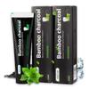 2 Pack 240g Activated Charcoal Teeth Whitening Toothpaste - Teeth Whitener with Bamboo Charcoal Black Toothpaste, No Fluoride view 1