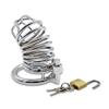  Male Protective Device Hypoallergenic Stainless Steel Toy with 3 Size Ring, Suitable for Men's Any Size view 1
