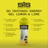 Science in Sport GO Isotonic Energy Gel 15 x 60ml Lemon Lime  Fast-Acting  Vegan  Formulation with 22g of carbohydrates, a great source of energy view 2