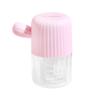 Contact Lens Cleaner, Plastic Contact Lens Cleaning Lenses Case, Manual Rotary Contact Lens Washer Cleaning Case for Daily Use (Pink) view 1
