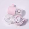 Contact Lens Cleaner, Plastic Contact Lens Cleaning Lenses Case, Manual Rotary Contact Lens Washer Cleaning Case for Daily Use (Pink) view 2