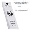 Probe Covers Pack of 250 for Digital Thermometer Probes - Disposable, Sterile and Safe Protection Covers for Digital Clinical Thermometers view 2