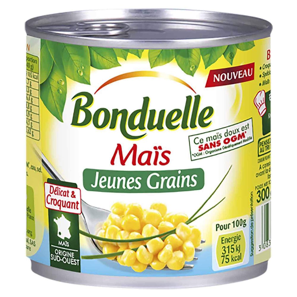 French Delicious Young Grain Corn, Bonduelle - 3x150g