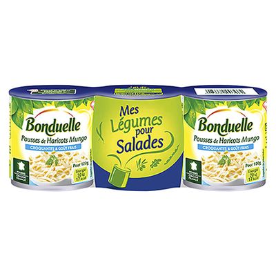 French Delicious Mung Beans Sprouts, Bonduelle - 3x200g