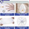 XUXRUS 10 Liter Bin Bags Small Pedal Bin Liners, 120 Count Clear Plastic Garbage Bags,Waste Bags Strong Rubbish Bags for Bathroom, Home, Kitchen (White) view 3