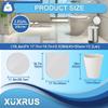 XUXRUS 10 Liter Bin Bags Small Pedal Bin Liners, 120 Count Clear Plastic Garbage Bags,Waste Bags Strong Rubbish Bags for Bathroom, Home, Kitchen (White) view 4
