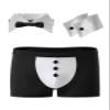 EDENIGHT Mens Butler Lingerie Underwear Waiter Gentleman Costume Cosplay Outfits - Black - One Size view 1