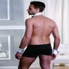 EDENIGHT Mens Butler Lingerie Underwear Waiter Gentleman Costume Cosplay Outfits - Black - One Size view 3