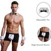 EDENIGHT Mens Butler Lingerie Underwear Waiter Gentleman Costume Cosplay Outfits - Black - One Size view 4