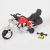 PRETYZOOM 3pcs Creative Motorbike Cake Ornaments Mini Motorcycle Decor for Birthday Parties Father Day Celebrations and Home Decoration Vibrant Red Yellow Models view 4