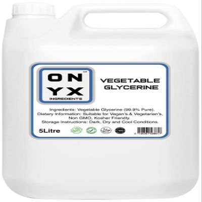 5 litres Vegetable Glycerine 100% Pure EP/USP Food/Cosmetic Grade, Colourless & Odourless (5L)