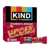KIND Cranberry Almond + Antioxidants, 6 Count (Pack Of 1), Net weight: 8.4 Oz view 1
