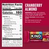 KIND Cranberry Almond + Antioxidants, 6 Count (Pack Of 1), Net weight: 8.4 Oz view 2