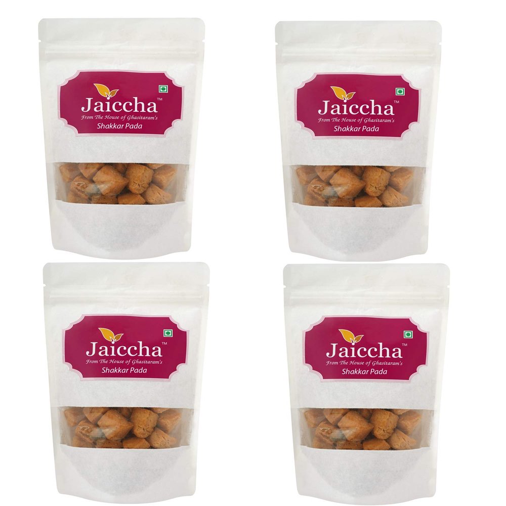 Jaiccha Ghasitaram Pack of 4 Shakkar Pada 150 GMS in Green Paper Pouch