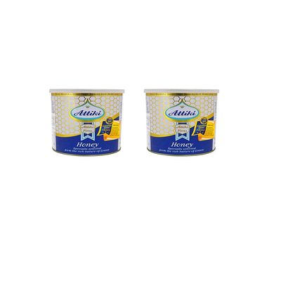 Greek Honey Attiki 1000g in Aluminium Can x 2