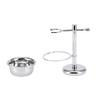 Taidda Shaving Kit, Shaving Kit Durable Mens Shaving Kit Stainless Steel Shaver Brush & Safety Razors Holder Set + Soap Bowl for Barber/Salon/Travel/Hotel view 1