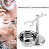 Taidda Shaving Kit, Shaving Kit Durable Mens Shaving Kit Stainless Steel Shaver Brush & Safety Razors Holder Set + Soap Bowl for Barber/Salon/Travel/Hotel view 2