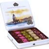 Cerez Pazari Turkish Delight Assorted Gourmet Candy Dessert Gift Box for Christmas, Easter, Mothers Day, Birthday Fantastic Rose, Pomegranate, Strawberry Flavor Experience with Nuts 25 Pcs- 500g view 1