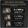 BERSERKER COFFEE coffee beans extra strong | 237 mg caffeine on 100ml coffee | Chocolate Coffee Espresso Beans 500g | Premium Robusta whole beans without additives | bean coffee full automatic view 2