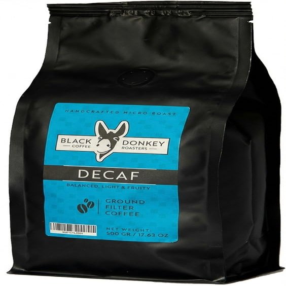 Black Donkey - 500g Ground Coffee | Decaffeinated