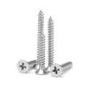 Stainless Steel Flat Head Screws, 304 Cross countersunk Head Tapping Screws, Extension Screws-M4 * 10 (100 Capsules) view 2
