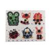 Cartoon Temperature Stickers, 6 PCS Kids Flexible Skin Friendly Forehead Baby Care Cartoon Animal Flexible Body Fever Accurate Thermometer Stickers view 2