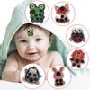 Cartoon Temperature Stickers, 6 PCS Kids Flexible Skin Friendly Forehead Baby Care Cartoon Animal Flexible Body Fever Accurate Thermometer Stickers view 3