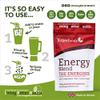 Living Better Health Energy Powder Blend - the Energiser | Energy Powder Superfoods Offering a Coffee Alternative | Natural Organic Formula with no Sweeteners or Fillers | 125grams view 3