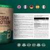 BioTechUSA Vegan Protein | Rice and Pea-Based Shake with Superfoods and Amino Acids | Sugar, Lactose, and Gluten-Free, 2 kg, Vanilla Cake view 4