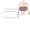 50 Pcs Beauty Salon Disposable Underwear Bra Travel Breast Wrap Summer Beauty Salon Special Bodice Breathable 50 (Brown) view 3
