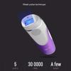 HOUSEHOLD C-JT mini, Multifunctional Hair Removal Device,Comfortable,Safe And Durable Hair Removal Device For Exfoliating And Skin Care,home (Color : Purple) view 4