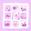 20 Napkins Baby Moments Pink as Table Decoration for Birth and Christening for Girls 33 x 33 cm view 1