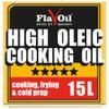 FlavOil High Oleic Cooking Oil 15 Litres - Healthy High-Performance Plant-Based Oil for Roasting, Frying, Baking, Dressing - Rich in Omega-9 & Vitamins - Sustainable High Oleic Sunflower Seeds view 1
