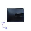2 Pieces Lightweight Leather Double Edge Razor Head Sleeve Protective Case to Fit Most Safety Razor Heads Great for Traveling Professional Barbers (Black) view 2