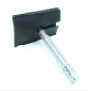 2 Pieces Lightweight Leather Double Edge Razor Head Sleeve Protective Case to Fit Most Safety Razor Heads Great for Traveling Professional Barbers (Black) view 3