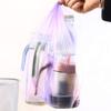 Sytaun 100Pcs 5 Rolls Point Break-Style Thicken Household Garbage Waste Trash Bags Waste Garbage Bag Disposable Purple view 4