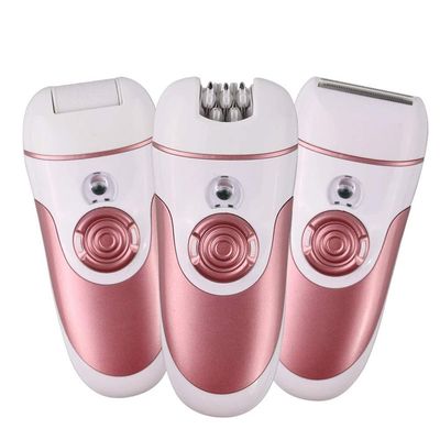 C-JT mini, Woman Shaver,Three-in-one Shaver With Lamp,not To Hurt The Skin,Lady Shaver,foot Grinder,Replaceable Cutter Head,for Women,home (Color : Gold)