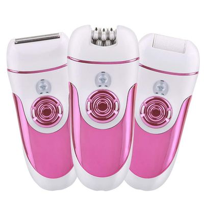 C-JT mini, Woman Shaver,Three-in-one Shaver With Lamp,not To Hurt The Skin,Lady Shaver,foot Grinder,Replaceable Cutter Head,for Women,home (Color : Pink)