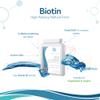 Biotin 10,000mcg 120 Tablets - Made Using 100% D-Biotin The only Natural Form with Full Vitamin B7 Activity to Support Healthy Hair, Nails and Skin view 3