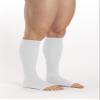Relaxsan Antiembolism M1350A (2 Pairs - White, XL) Open-toe anti-embolism knee high socks - K2-25-32 mmHg view 4