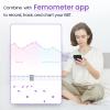 Digital Basal Body Thermometer Fertility Monitor Record BBT Manually, Draw BBT Chart Pinpoint Ovulation Day, High Accuracy Perfect Companion for Ovulation (Purple) view 4